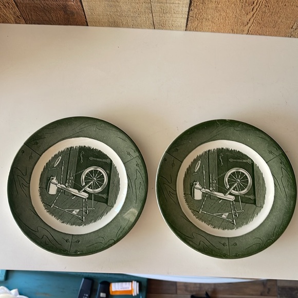 Vintage Colonial Homestead China by Royal Bread & Butter Plates - Picture 5 of 7